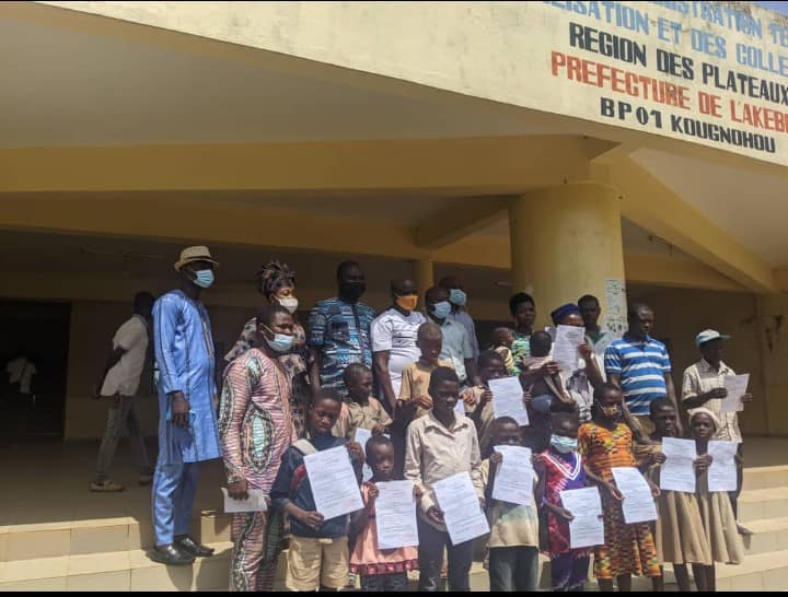 ACDIEF S’ENGAGE AUX COTES DES ENFANTS DES COMMUNES D’AKEBOU 1 et 2